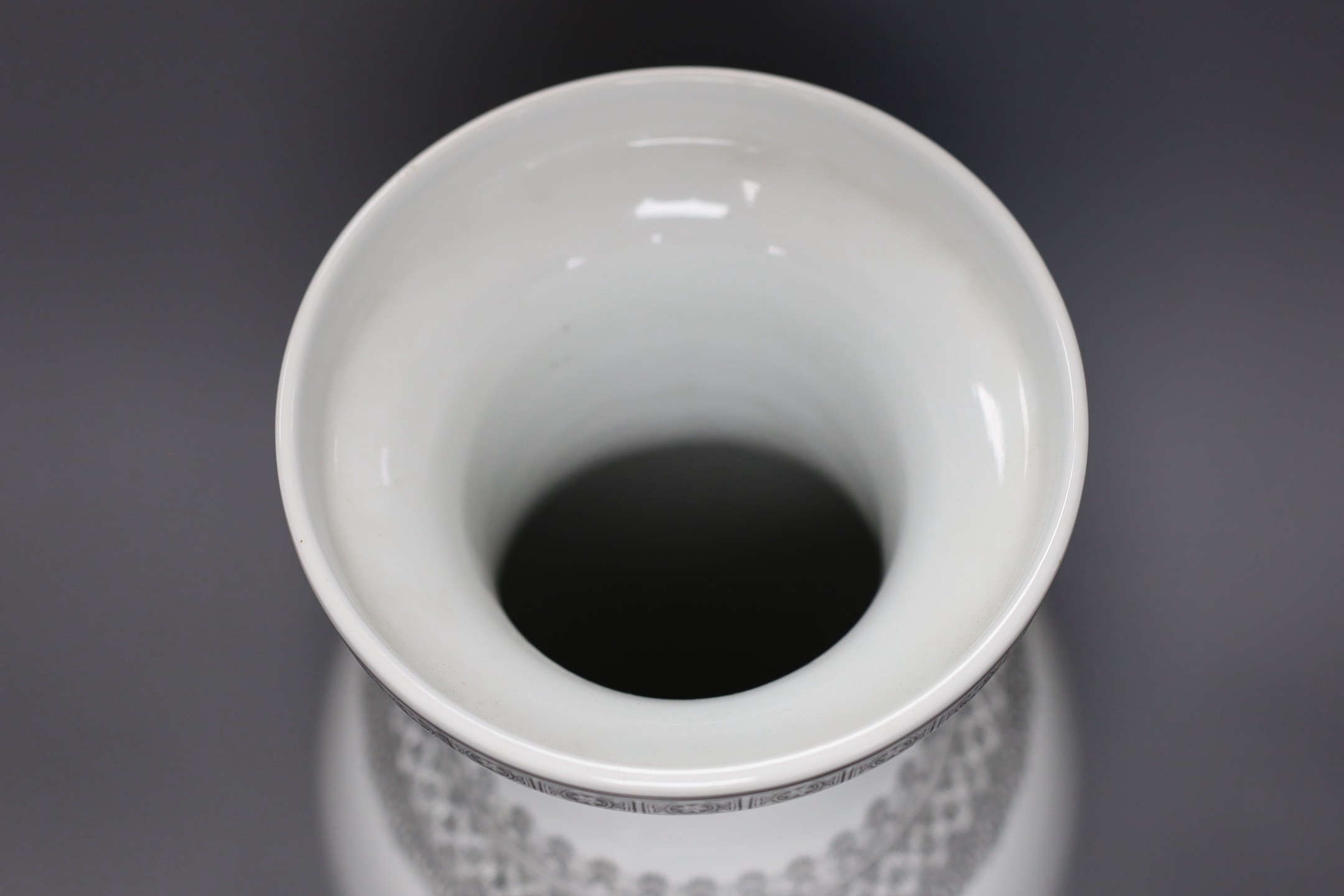 A Chinese baluster ‘eight horses’ vase, 47 cms high